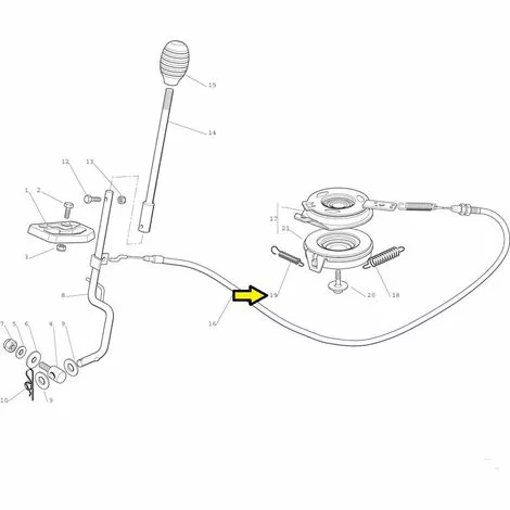 GLOBAL GARDEN PRODUCT 122450110/0 - Ressort D'Embrayage Pour Tondeuse Autoportée CASTELGARDEN/GGP 4 GLOBAL GARDEN PRODUCT 122450110/0 - Ressort D'Embrayage Pour Tondeuse Autoportée CASTELGARDEN/GGP – Image 2