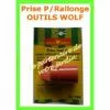 7930 - Prise Pour Rallonge OUTILS WOLF -Tondeuse Boutique 10404008 1