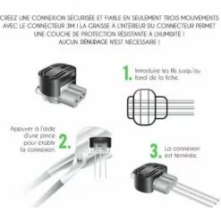 UNIVERSEL Connecteur Autodénudant Et Résistant à L'humidité 3M Mgc Scotchlok 80611434152 -Tondeuse Boutique 10991005 2