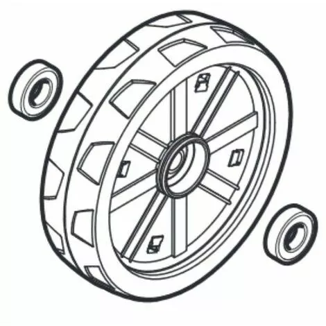 ALPINA. Roue Avant Tondeuse Alpina 3 ALPINA. Roue Avant Tondeuse Alpina