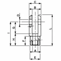 LEM SELECT Embout étrier M10 Pour Câble Frein Ou Embrayage (Lot De 2) -Tondeuse Boutique 14032624 2