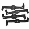 JARDIAFFAIRES Jeu De 4 Lames Pour Autoportée AYP Coupe 107cm éjection Arrière