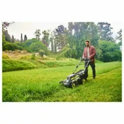 Tondeuse Tractée RYOBI 36V LithiumPlus Brushless - Coupe 51 Cm - 1 Batterie 6.0Ah - 1 Chargeur Rapide RY36LMX51A-160 -Tondeuse Boutique 17777567 3