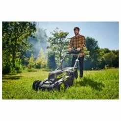 Tondeuse Tractée RYOBI 36V LithiumPlus Brushless - Coupe 51 Cm - 1 Batterie 6.0Ah - 1 Chargeur Rapide RY36LMX51A-160 -Tondeuse Boutique 17777567 4