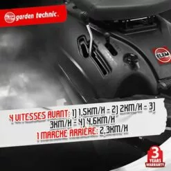 ELEM GARDEN TECHNIC Autoportée Rider 196cc - 61 Cm - ELEM GARDEN -Tondeuse Boutique 18044554 3
