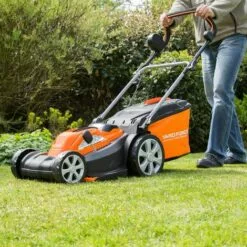 OUTIROR Tondeuse électrique Sans Fil à Batterie Rechargeable - 37 Cm De Largeur De Coupe -Tondeuse Boutique 18363119 2