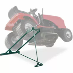 Relaxdays Dispositif De Levage Lève Tondeuse, 400 Kg, Dispositif D’inclinaison Continue De Tondeuse, Acier, Vert