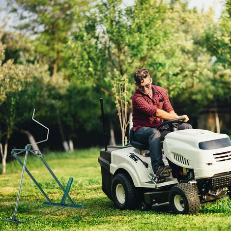 Relaxdays Dispositif De Levage Lève Tondeuse, 400 Kg, Dispositif D’inclinaison Continue De Tondeuse, Acier, Vert 4 Relaxdays Dispositif De Levage Lève Tondeuse, 400 Kg, Dispositif D’inclinaison Continue De Tondeuse, Acier, Vert – Image 2