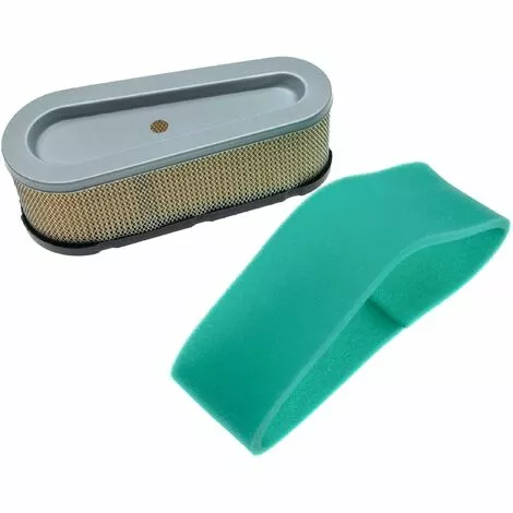 Vhbw Set De Filtres (1x Filtre à Air En Papier, 1x Filtre Mousse) Compatible Avec Briggs & Stratton 28B707-0630-A1 Moteur Pour Tracteur Tondeuse 3 Vhbw Set De Filtres (1x Filtre à Air En Papier, 1x Filtre Mousse) Compatible Avec Briggs & Stratton 28B707-0630-A1 Moteur Pour Tracteur Tondeuse