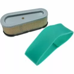 Vhbw Set De Filtres (1x Filtre à Air En Papier, 1x Filtre Mousse) Compatible Avec Briggs & Stratton 28B707-1205-E1 Moteur Pour Tracteur Tondeuse
