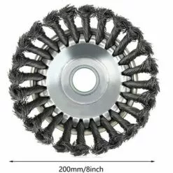 BEARSU Brosse Désherbant Ronde Pour Débroussailleuse - Haute Résistance - Cône - Anti-mauvaises Herbes - 20,3 Cm 8 BEARSU Brosse Désherbant Ronde Pour Débroussailleuse - Haute Résistance - Cône - Anti-mauvaises Herbes - 20,3 Cm -Tondeuse Boutique 25473692 2