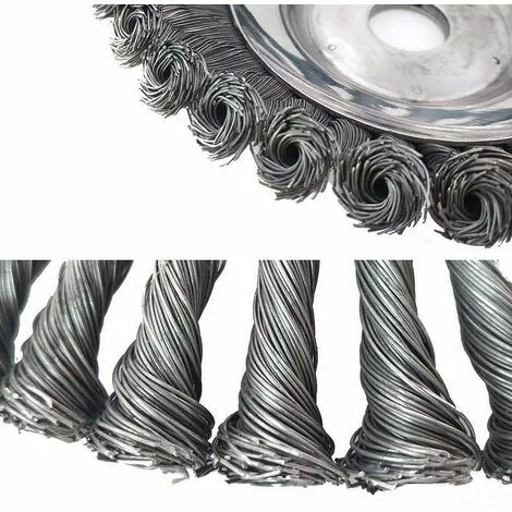 BEARSU Brosse Désherbant Ronde Pour Débroussailleuse - Haute Résistance - Cône - Anti-mauvaises Herbes - 20,3 Cm 6 BEARSU Brosse Désherbant Ronde Pour Débroussailleuse - Haute Résistance - Cône - Anti-mauvaises Herbes - 20,3 Cm – Image 4