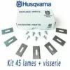 HUSQVARNA GROUP Jeu De 45 Lames Endurantes Tondeuse Robot Husqvarna 2 HUSQVARNA GROUP Jeu De 45 Lames Endurantes Tondeuse Robot Husqvarna -Tondeuse Boutique 26264759 1