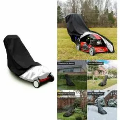 LITZEE Couverture De Tondeuse à Gazon, Imperméable Toile D'ombrage À Toute épreuve Protection UV Toile De Protection Résistant Aux Déchirures 48x18,5x13,5 Pouces 10 LITZEE Couverture De Tondeuse à Gazon, Imperméable Toile D'ombrage À Toute épreuve Protection UV Toile De Protection Résistant Aux Déchirures 48x18,5x13,5 Pouces -Tondeuse Boutique 26464234 4