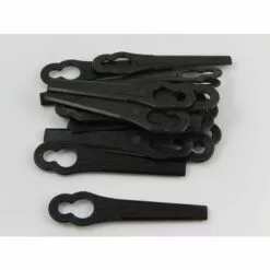 Vhbw 20x Lames Compatible Avec Einhell GE-CT 18 Li Taille Gazon - Lames De Rechange, Noir, Plastique -Tondeuse Boutique 26823616 4