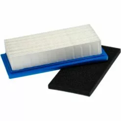 Vhbw Set De Filtres Compatible Avec Briggs & Stratton 250400, 19G700 Moteur Pour Tracteur Tondeuse - 1x Filtre Mousse, 1x Filtre à Air En Papier