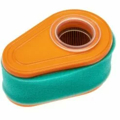 Vhbw Set De Filtres (1x Filtre à Air En Papier, 1x Filtre Mousse) Compatible Avec Briggs & Stratton 114P05-6873-B1 Moteur Pour Tracteur Tondeuse