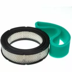 Vhbw Set De Filtres (filtre à Air En Papier, Filtre Mousse) Compatible Avec Briggs & Stratton Vanguard 543477-0129-E1 Moteur Pour Tracteur Tondeuse