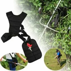 BARES Harnais à Double Bandoulière Épaule Rembourrée Boutonnage Sécurité Pour Débroussailleuse Tondeuse STIHL Husqvarna ECHO -Tondeuse Boutique 27204027 2