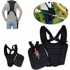 BARES Harnais à Double Bandoulière Épaule Rembourrée Boutonnage Sécurité Pour Débroussailleuse Tondeuse STIHL Husqvarna ECHO -Tondeuse Boutique 27204027 4