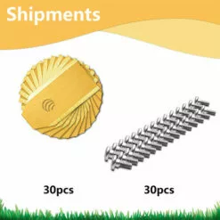 DEVENIRRICHE Lames En Acier Carbonisé De Tondeuse Robotique De Remplacement Pour Toutes Les Tondeuses à Gazon Robotisées Husqvarna Automower 30/45 Pièces, Style 1 10 DEVENIRRICHE Lames En Acier Carbonisé De Tondeuse Robotique De Remplacement Pour Toutes Les Tondeuses à Gazon Robotisées Husqvarna Automower 30/45 Pièces, Style 1 -Tondeuse Boutique 27289854 4