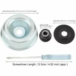 BARES Kit De Maintenance D'accessoires Pour Adaptateur Tondeuse à Gazon Pour Stihl Rondelle De Butée, Plaque De Support, écrou De Collier Tournevis De Maintenance Kit Fixation De L'adaptateur De Lame -Tondeuse Boutique 28091870 3