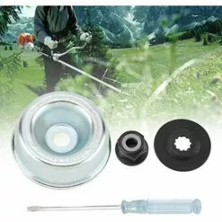 BARES Kit De Maintenance D'accessoires Pour Adaptateur Tondeuse à Gazon Pour Stihl Rondelle De Butée, Plaque De Support, écrou De Collier Tournevis De Maintenance Kit Fixation De L'adaptateur De Lame -Tondeuse Boutique 28091870 5