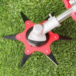 HAPPYSHOPPING Tondeuse Agazon Tete De Lame Asix Feuilles Accessoires De Debroussailleuse Lame En Acier Au Manganese En Alliage Tete De Tondeuse Lame De Coupe A6 Feuilles -Tondeuse Boutique 28355943 5