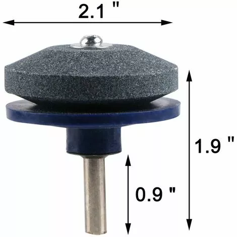 DEVENIRRICHE Lames De Tondeuse à Gazon, 4, Affûteuse, Toute Perceuse à Main Avec Affûteuse De Tondeuse à Gazon (bleu) - Noir 5 DEVENIRRICHE Lames De Tondeuse à Gazon, 4, Affûteuse, Toute Perceuse à Main Avec Affûteuse De Tondeuse à Gazon (bleu) - Noir – Image 3