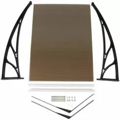 BATHRINS®Robot Tondeuse Garage Toit Rabattable Carport Pour Tondeuse- Robot Tondeuse-Marron -Tondeuse Boutique 28554545 3