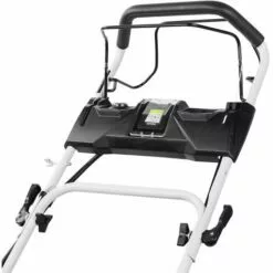 Tondeuse à Gazon Essence 165cc 6cv, Démarrage électrique 4 Temps Automotrice, Lame Acier Double Tranchant 460mm 18", Hauteur De Coupe Réglable Et Panier D'une Capacité De 55L - Greencut GLM770XE -Tondeuse Boutique 28885723 5