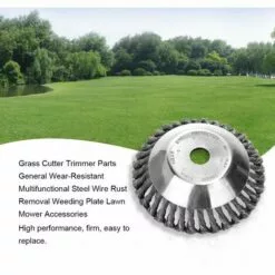 HAPPYSHOPPING Tete De Coupe De Brosse De Tondeuse A Gazon, Dissolvant De Rouille De Fil, Tete D'herbe, Tete De Desherbage, Accessoires De Debroussailleuse De Tondeuse A Gazon, 6 Pouces -Tondeuse Boutique 29843205 4
