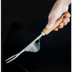 ASUPERMALL Manuel Bois Fourchette Sarclage En Acier Inoxydable Poignee Creuser Outil De Suppression De Transplantation Racine Outil -Tondeuse Boutique 29980957 5