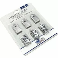 WILTEC Lames 30x0,6mm Vis Montage Robot - Tondeuse Lames