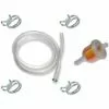 CYCLINGCOLORS Kit Essence Universel 5mm - 6mm : Durite + 4x Collier + Filtre Carburant Tondeuse Tracteur -Tondeuse Boutique 31440207 1