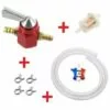 CYCLINGCOLORS Kit Essence Universel 5mm - 6mm : Robinet Rouge + Durite + Filtre + Collier Tondeuse Tracteur -Tondeuse Boutique 31440241 1