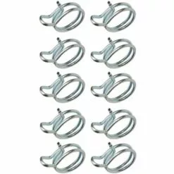 CYCLINGCOLORS 10x Colliers De Durite Clip 3mm X 6mm Tuyau Carburant Essence Tondeuse Tracteur