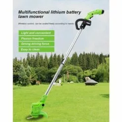 BRIDAY Tondeuse à Gazon Électrique Ménage Agricole Désherbeur Sans Fil Batterie Au Lithium 12 V / 24 V Outil DTaille De Jardin Portable Tondeuse à Gazon Débroussailleuse -Tondeuse Boutique 31766562 3