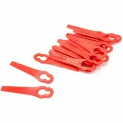 Vhbw 20x Lames Compatible Avec Einhell GC-BG-CT 18/1 Li, GC-CT 18/24 Li P Taille Gazon - Lames De Rechange, Rouge, Plastique -Tondeuse Boutique 31831355 3