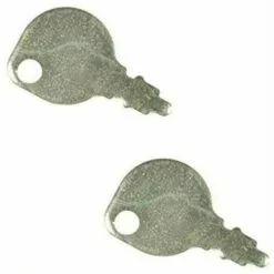 CYCLINGCOLORS 2x Petite Clé Argent Universelle Tondeuse Tracteur Motoculteur Autoportée Contacteur