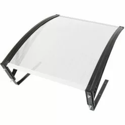 YONGQING Abri Pour Robot Tondeuse Protection Garages Toit Protection Solaire Pour Robots Tondeuses Transparent Toit Carport Pour Tondeuses - Noir-argent