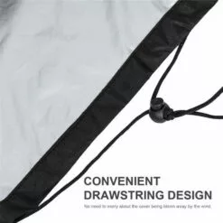 ASUPERMALL Housse De Tondeuse A Gazon Avec Revetement Impermeable Pare-Soleil Housse De Protection Anti-Dechirure Aux Uv Housse Avec Cordon De Serrage, Noir - Noir 10 ASUPERMALL Housse De Tondeuse A Gazon Avec Revetement Impermeable Pare-Soleil Housse De Protection Anti-Dechirure Aux Uv Housse Avec Cordon De Serrage, Noir - Noir -Tondeuse Boutique 33483066 4