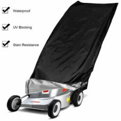 ASUPERMALL Housse De Tondeuse A Gazon Avec Revetement Impermeable Pare-Soleil Housse De Protection Anti-Dechirure Aux Uv Housse Avec Cordon De Serrage, Noir - Noir 11 ASUPERMALL Housse De Tondeuse A Gazon Avec Revetement Impermeable Pare-Soleil Housse De Protection Anti-Dechirure Aux Uv Housse Avec Cordon De Serrage, Noir - Noir -Tondeuse Boutique 33483066 5