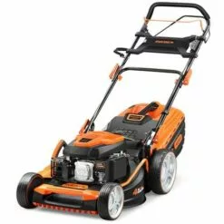 Tondeuse Thermique Professionnelle Autotractée FUXTEC FX-RM5396P - 196 Cm3, Easy Clean, 25-70mm Hauteur De Coupe, 60L -Tondeuse Boutique 34260300 3