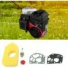 LangRay Filtre à Air Coton Set Pièces De Rechange Pour Tondeuse à Gazon 1 Filtre à Air 1 Bougie D'allumage 2 Entretoises 1 Ampoule D'amorçage Pour Kit D'entretien Briggs & Stratton 3.5hp Et 3,75hp -Tondeuse Boutique 35675614 1