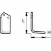 LEM SELECT Lame équerre Droite P-HL 9900 Adaptable HOWARD -Tondeuse Boutique 35969462 1