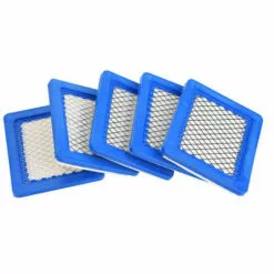 ASUPERMALL Paquet De 5 Filtres A Air 491588S, Remplacement Pour Briggs Stratton 491588 4915885 Cartouche De Filtre A Air Oem Plate, Filtre A Air Pour Tondeuse A Gazon, Bleu -Tondeuse Boutique 36417687 2
