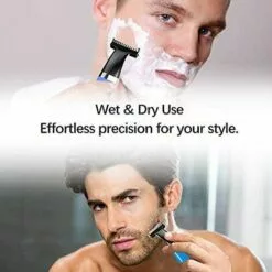 BRIDAY Tondeuse à Barbe, Rasoir électrique Pour Homme Humide Et Sec, Rechargeable Par USB -Tondeuse Boutique 36813725 5