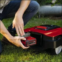 Einhell Robot Tondeuse FREELEXO 500 BT Power X-Change (18 V, 500m2, Tondeuse Multizone, Contrôle Des Applications Bluetooth, Avec Accessoires D'installation) Livré Avec Batterie 2,5 Ah + Kit D'installation -Tondeuse Boutique 36889397 4