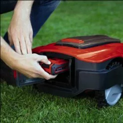 Einhell Robot Tondeuse FREELEXO 800 LCD BT Solo Power X-Change (18 V, 800 M², Application Bluetooth, écran LCD) Livré Avec Kit D'installation. Livré Sans Batterie Ni Chargeur -Tondeuse Boutique 37014976 3